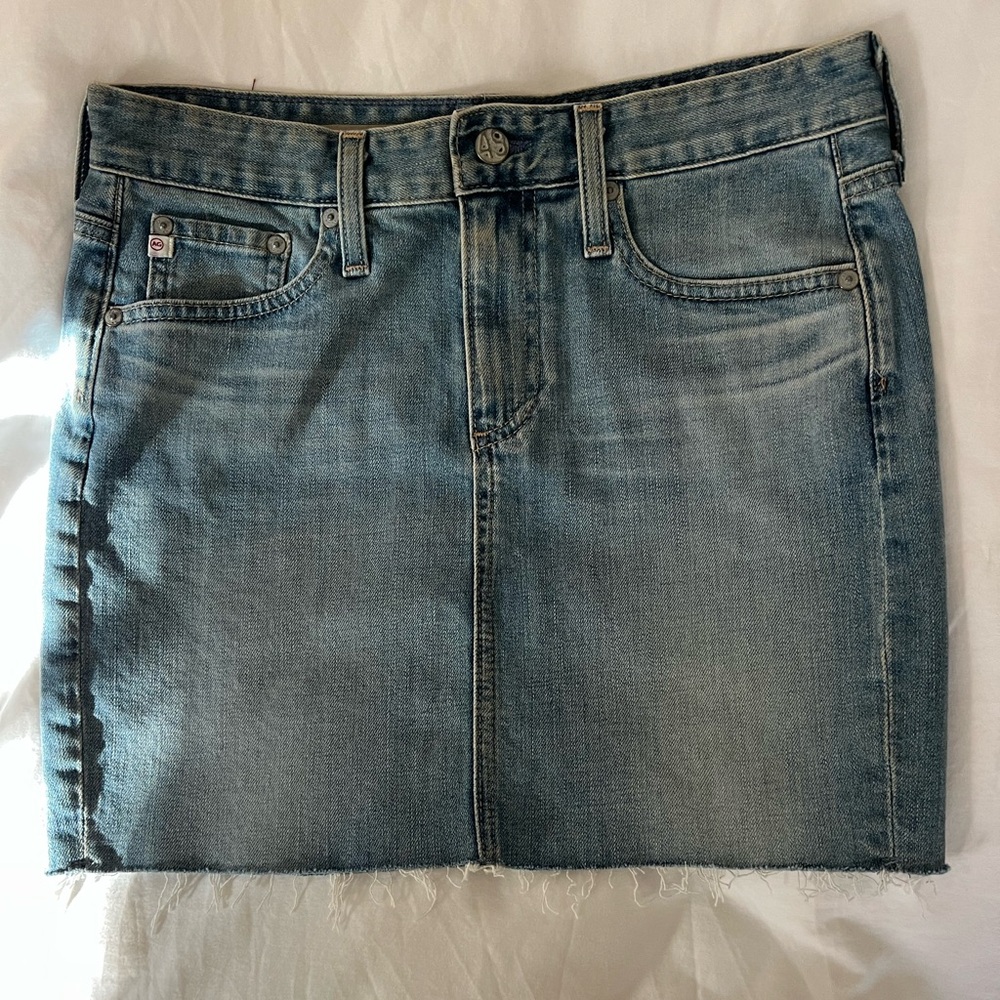 AG The Sandy Jean Mini Skirt